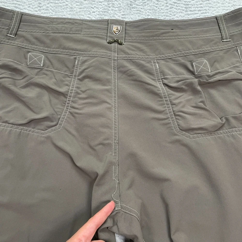 Kuhl Cargo Shorts Men's‎ Size 40 (Fits 42) Brown *Read Flaws* 13